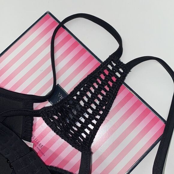 🔥🏖VICTORIA SECRET  swimsuit The Fabulous/push-up  cheeky  New - Picture 6 of 6